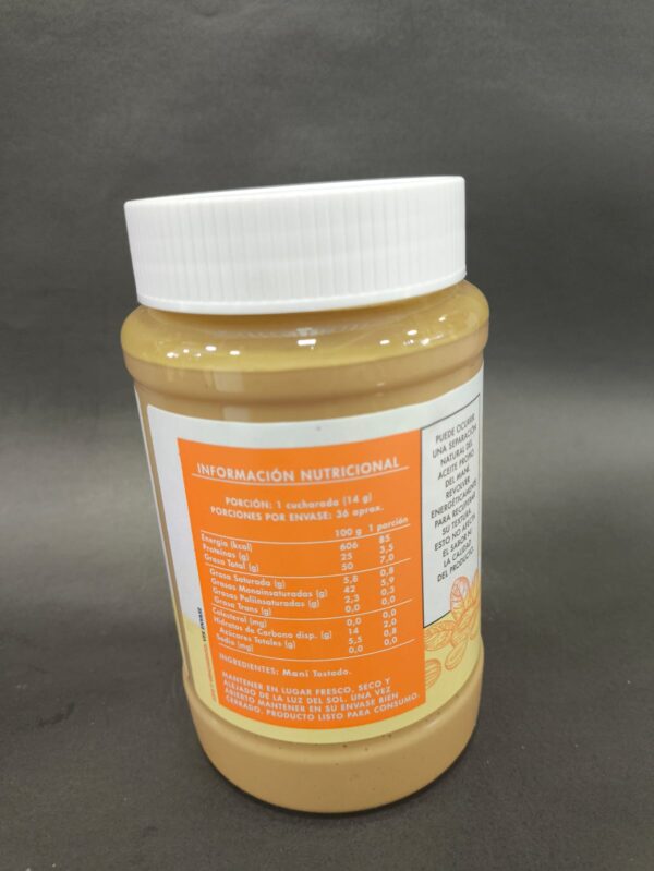 Mantequilla de maní cremosa 500gr - Imagen 2